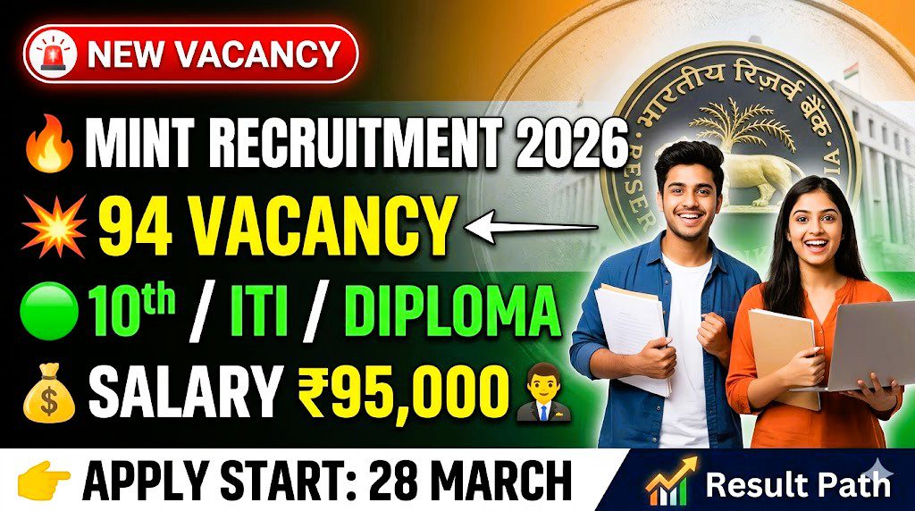 India Government Mint Recruitment 2026