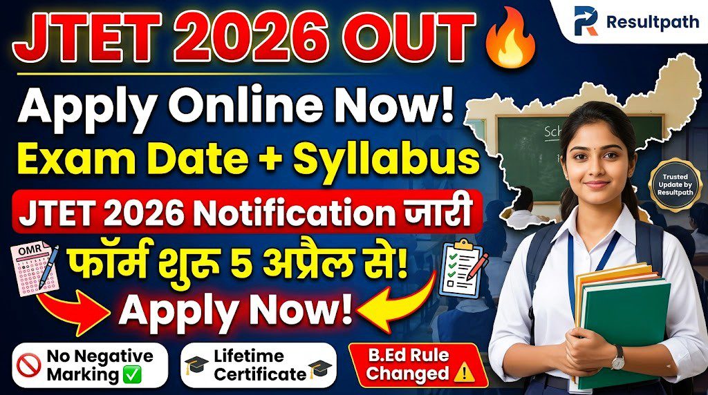 JTET Notification 2026