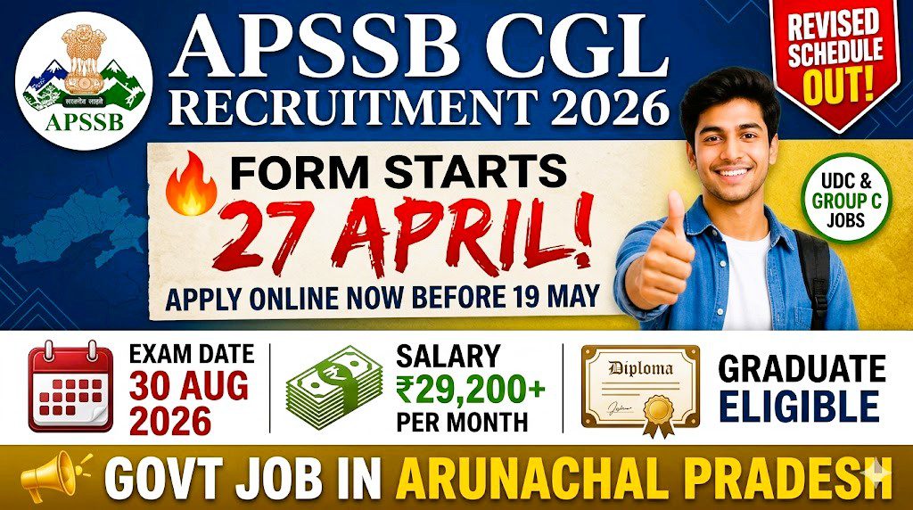 APSSB CGL Recruitment 2026