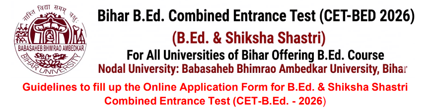 Bihar CET B.Ed 2026 Notification and Apply Form