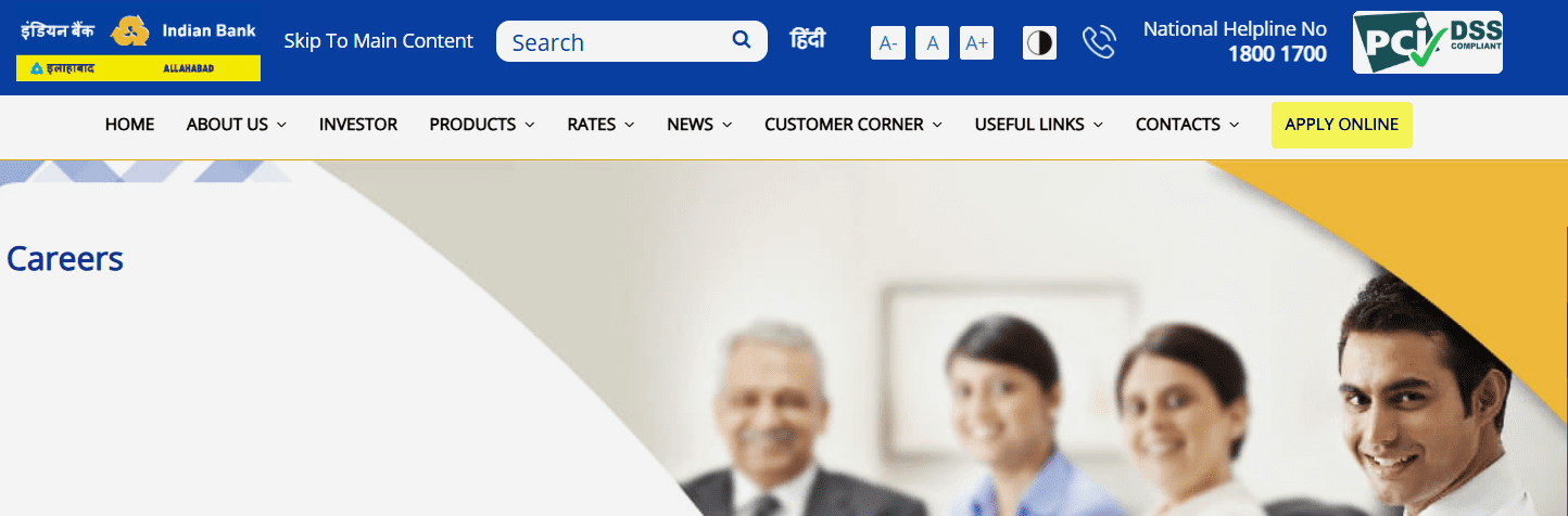 Indian Bank SO Online Form 2026 Notification Out 