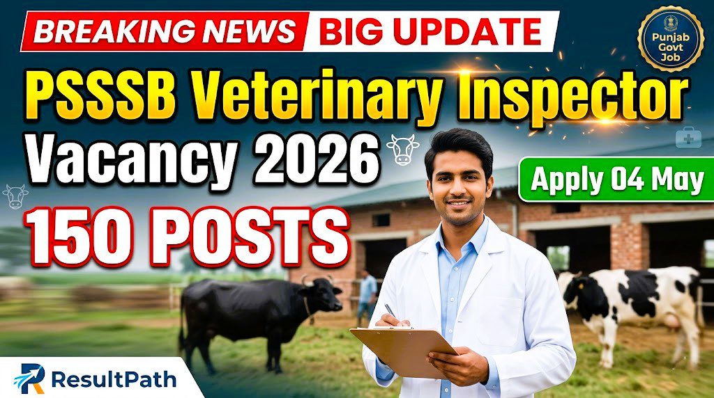 PSSSB Veterinary Inspector Vacancy 2026