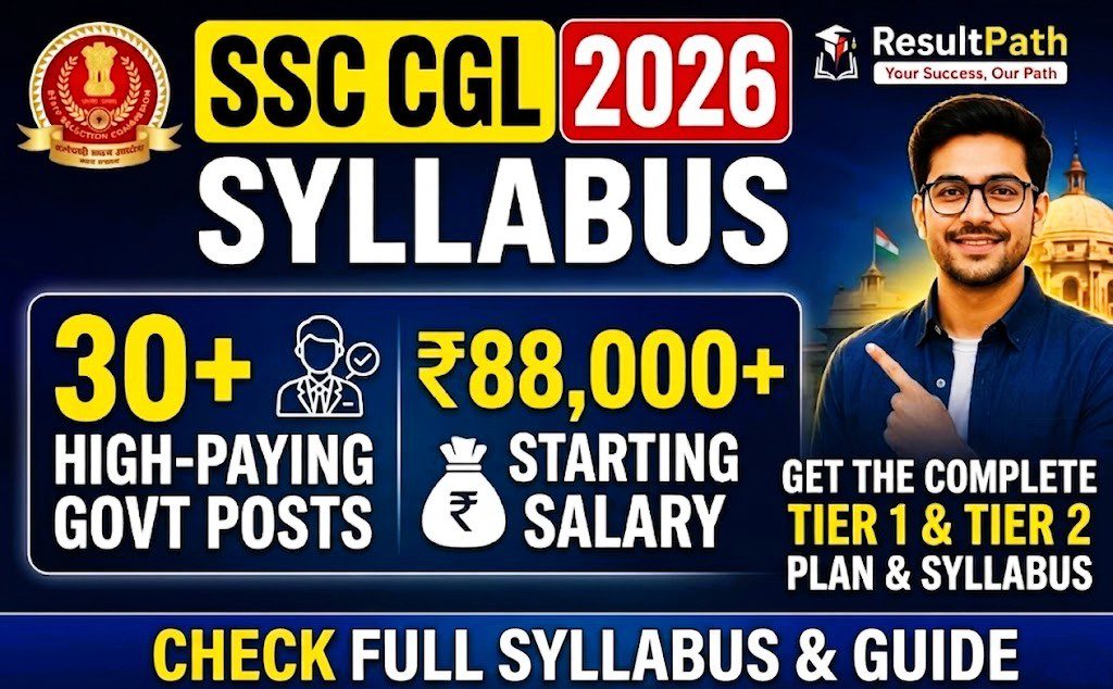 SSC CGL Syllabus 2026 Complete Guide