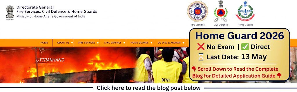 Uttarakhand Home Guard Vacancy 2026 Notification and Apply Form