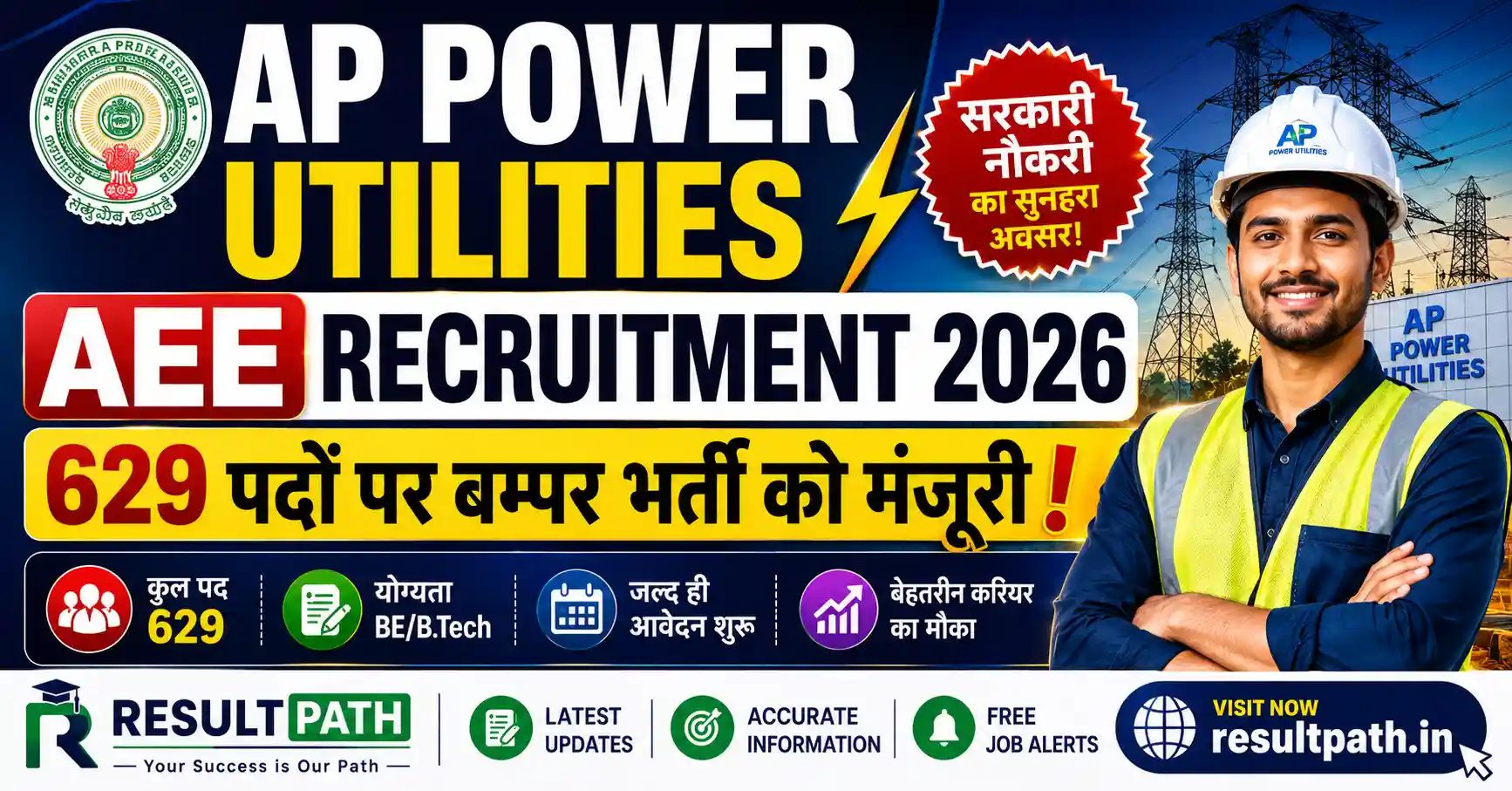 AP Power Utilities AEE Recruitment 2026 Official Notice APTRANSCO APGENCO
