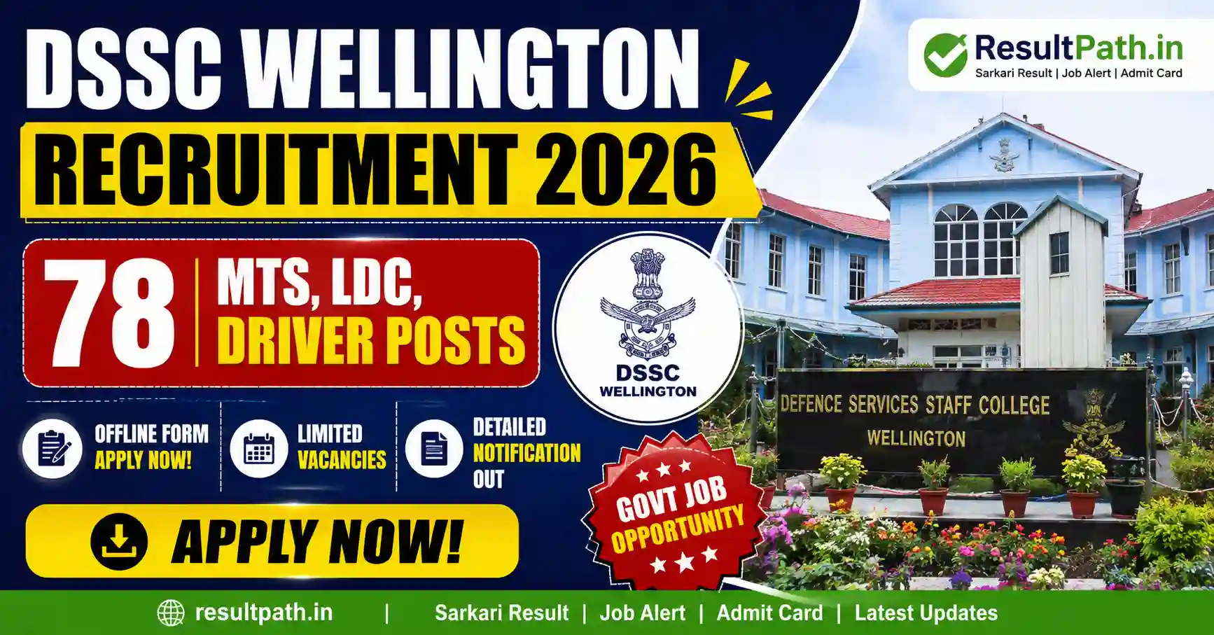 DSSC Wellington Recruitment 2026