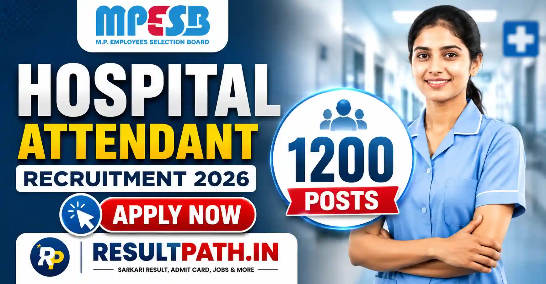 MPESB Hospital Attendant Recruitment 2026