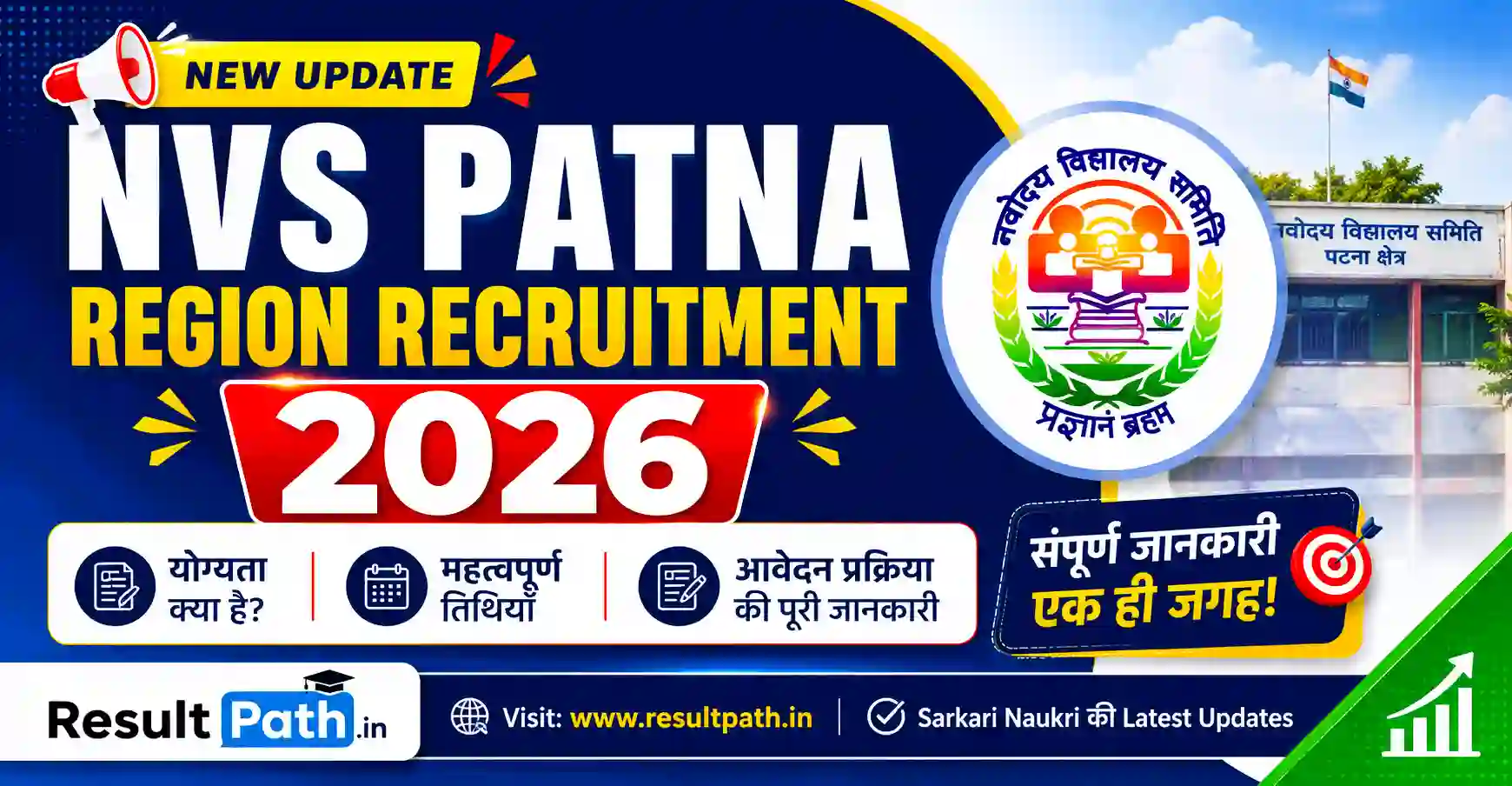 NVS Patna Region Recruitment 2026