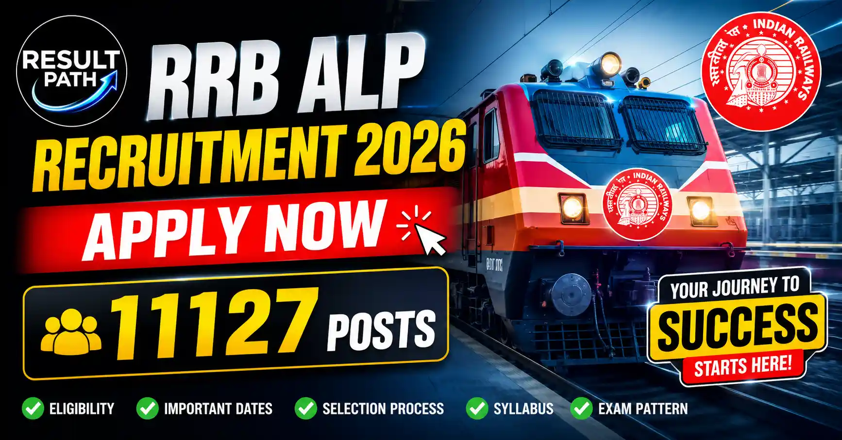 RRB ALP Recruitment 2026 Notification and Apply Online Form