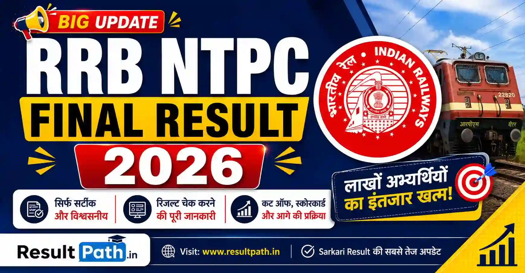 RRB NTPC Final Result 2026 Out