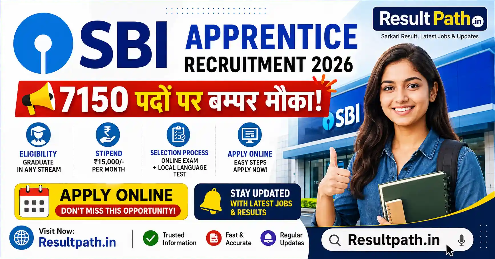 SBI Apprentice Recruitment 2026