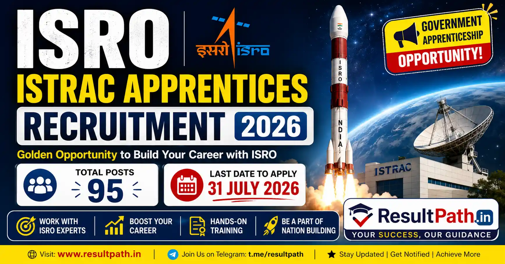 ISRO ISTRAC Apprentices Recruitment 2026