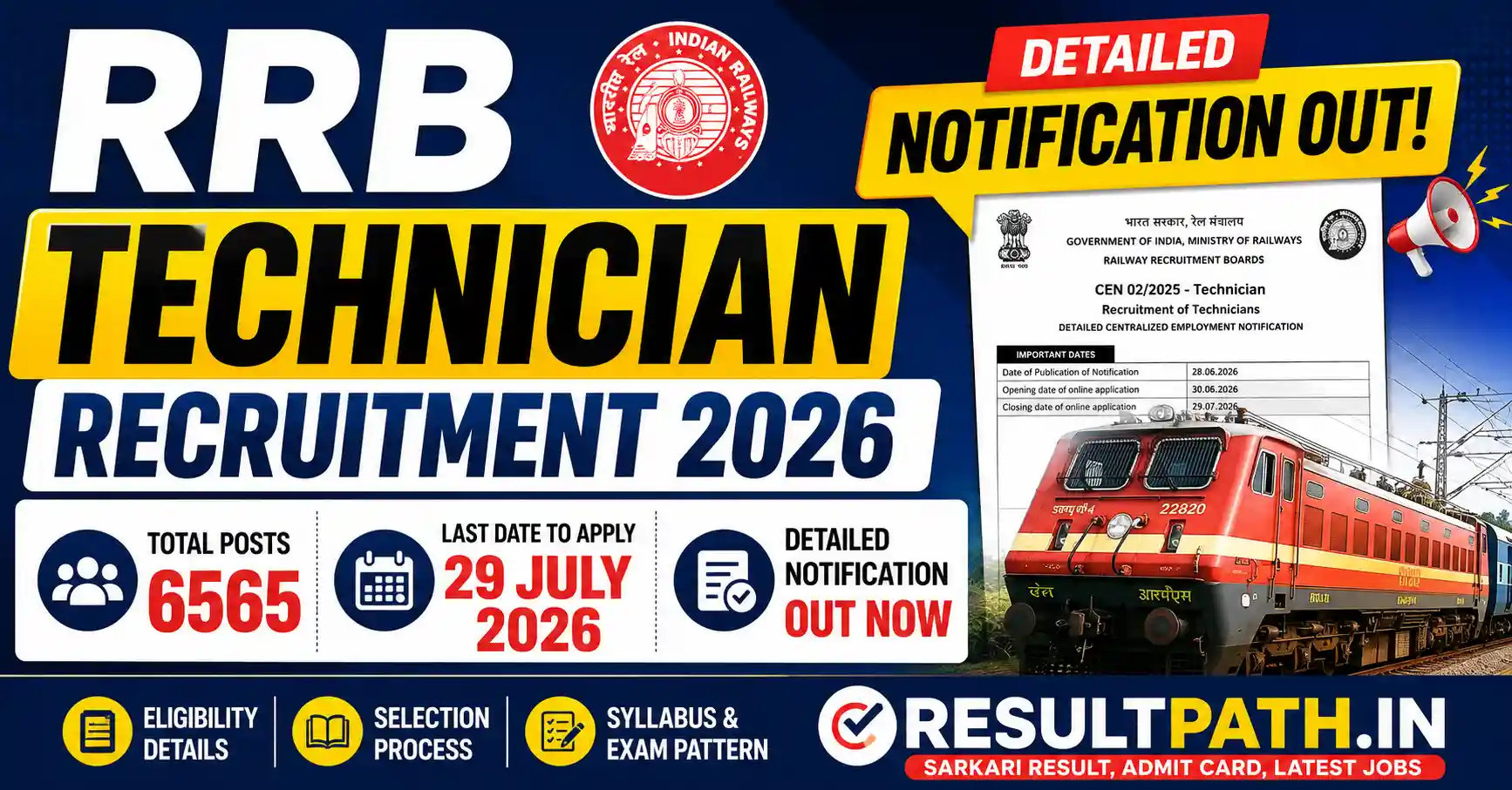 RRB Technician 2026