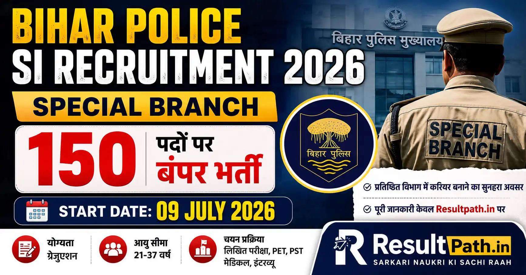 Bihar Police SI Recruitment 2026