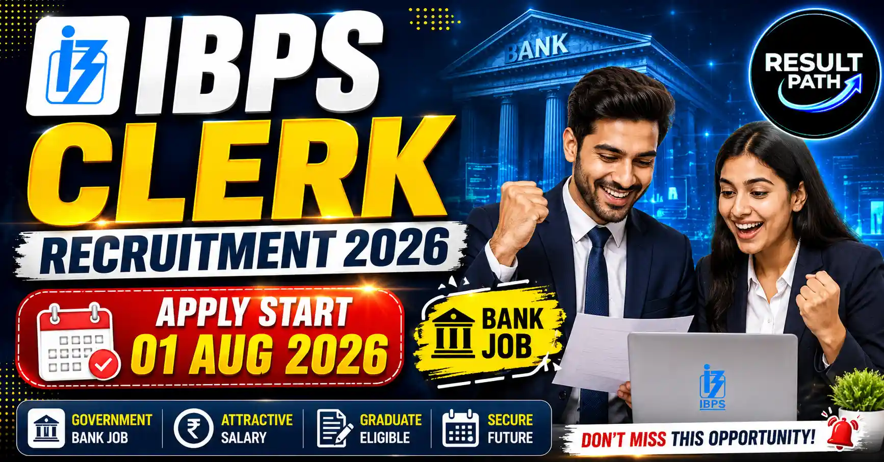 IBPS Clerk Recruitment 2026 Notification Out Apply Online Syllabus