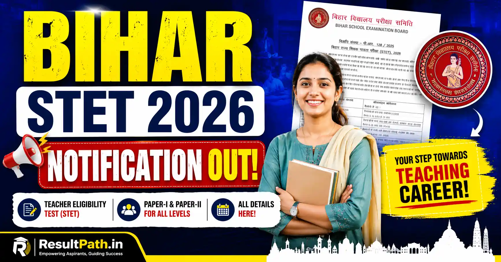 Bihar BSEB STET 2026 Notification Out Apply Online Link