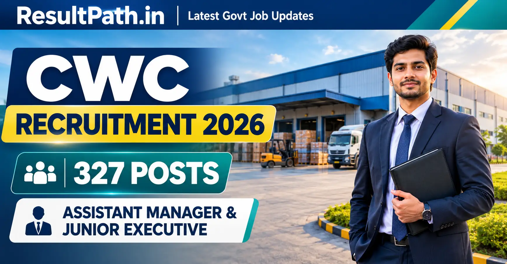 CWC Recruitment 2026 Notification Out Apply Online for Assistant Manager and Junior Executive