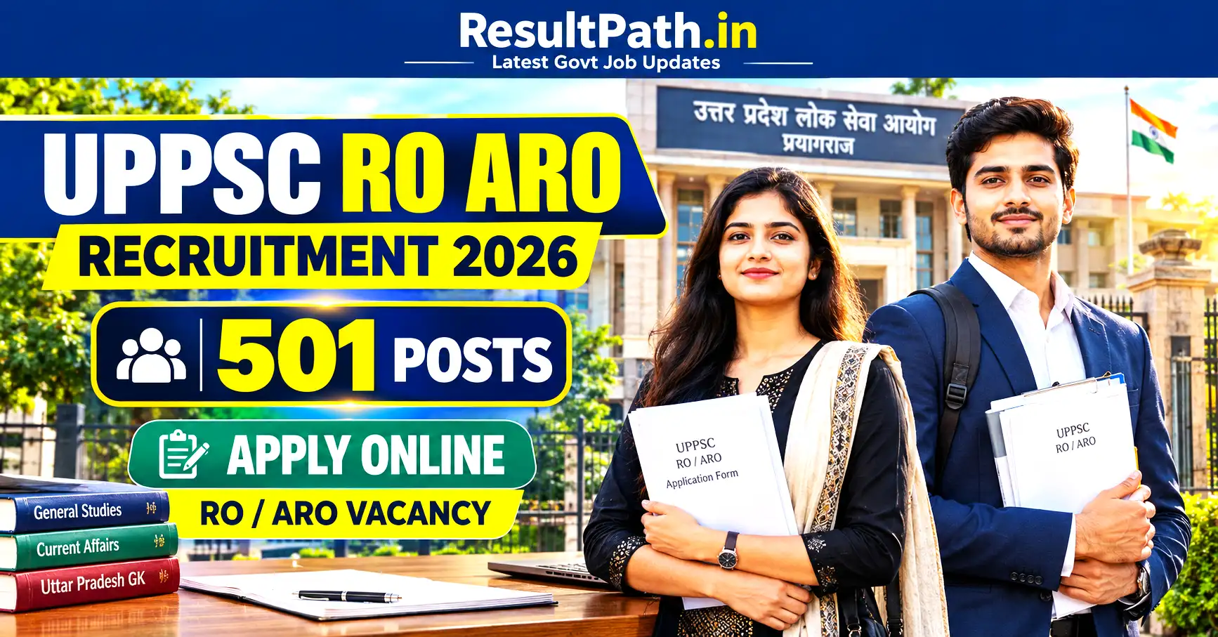UPPSC RO ARO Vacancy 2026 Notification Out Apply Online